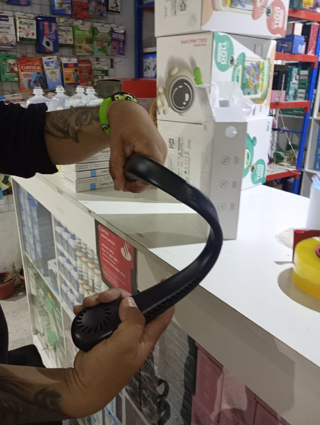 Ventilador de Cuello Portátil Recargable